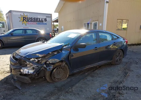 2016 Honda Civic Lx из США, поврежденный, VIN 19XFC2F5XGE027157